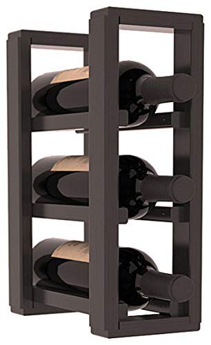 ODEJIA Handmade Rustic Wall - Mount Wine Rack – Holds 3 Bottles, Wooden Kitchen Wine Holder - ODEJIA Wine Rack